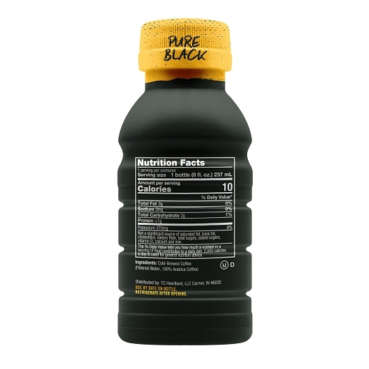 Java House Cold Brew Pure Black Ready To Drink Coffee Bottle, 4 x 6 x 8 oz Case - Coffee & Tea