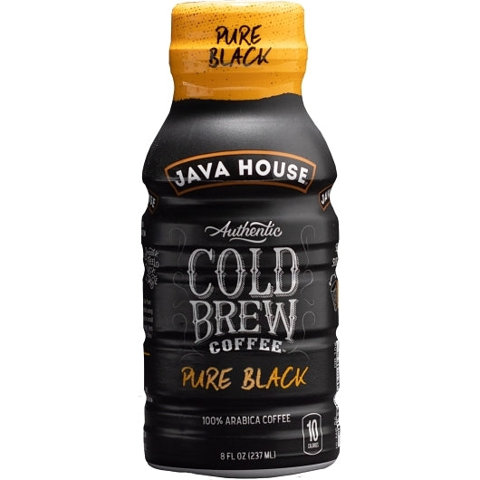 Java House Cold Brew Pure Black Ready To Drink Coffee Bottle, 4 x 6 x 8 oz Case - Coffee & Tea - image 2