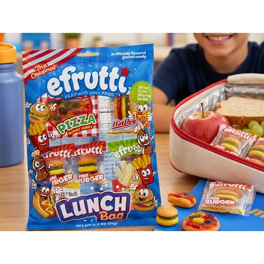Efrutti Lunch Bag Gummy Candy, 12 x 2.7 oz Case - DOT product image 7