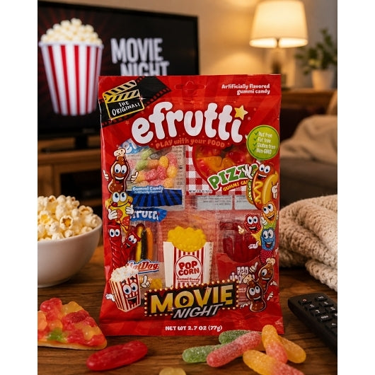 Efrutti Movie Bag Gummy Candy, 12 x 2.7 oz Case - DOT product image 7