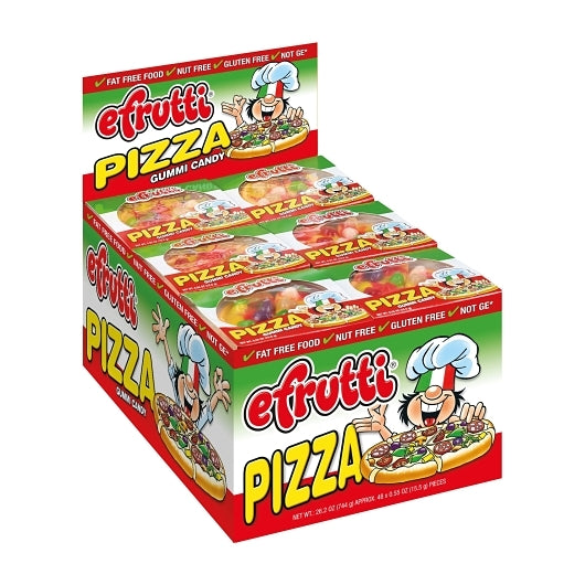 Efrutti Pizza Gummy Candy, 8 x 48 x 0.55 oz Case - DOT product image 3