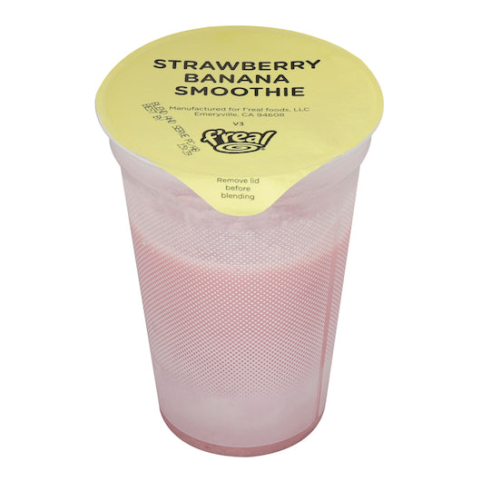 Freal Blend & Serve Strawberry Banana Smoothie, 12 x 0.645 lb Case - Frozen Fruit