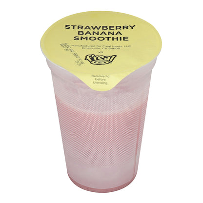 Freal Blend & Serve Strawberry Banana Smoothie, 12 x 0.645 lb Case - Frozen Fruit