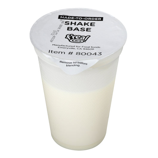 F real Made To Order Shake Base, 12 x 9 oz Case - Pantry Ingredients