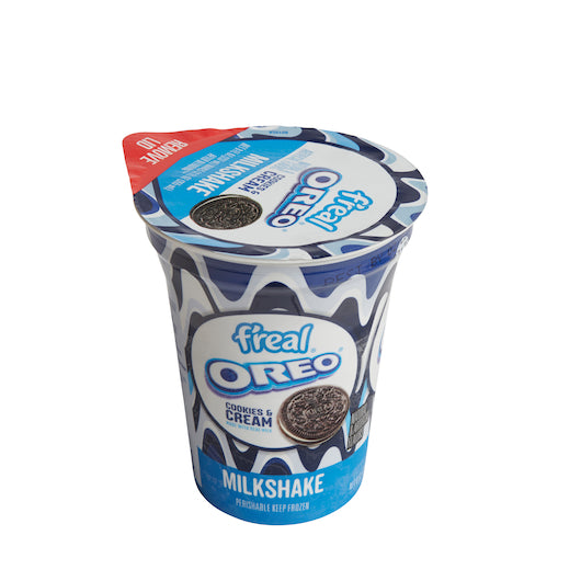 F'Real MILKSHAKE OREO COOKIES & CREAM, 12 x 0.58 lb Case - DOT product image 2