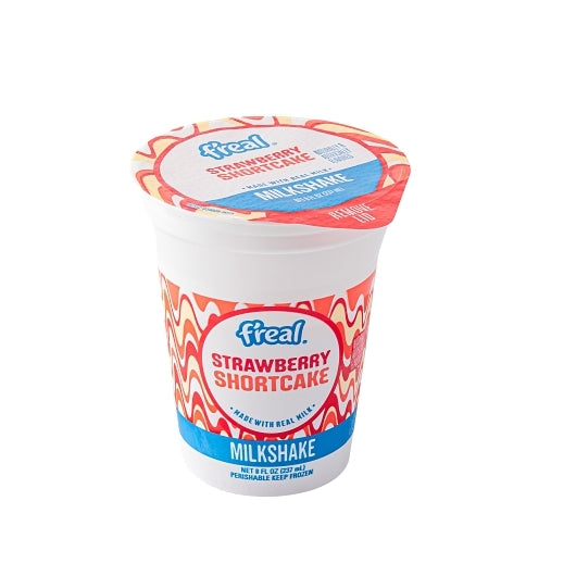 F'real Strawberry Shortcake Milkshake, 1 x 12 ct Case - Frozen Fruit