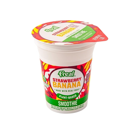 F'Real Smoothie Strawberry Banana, 12 x 0.56 lb Case - Frozen Fruit