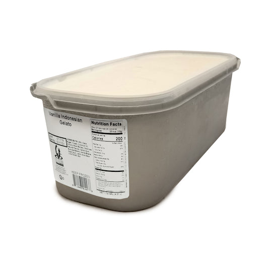G.S. Gelato VANILLA INDONESIAN GELATO, 1 x 5 LT Case - DOT product image 2