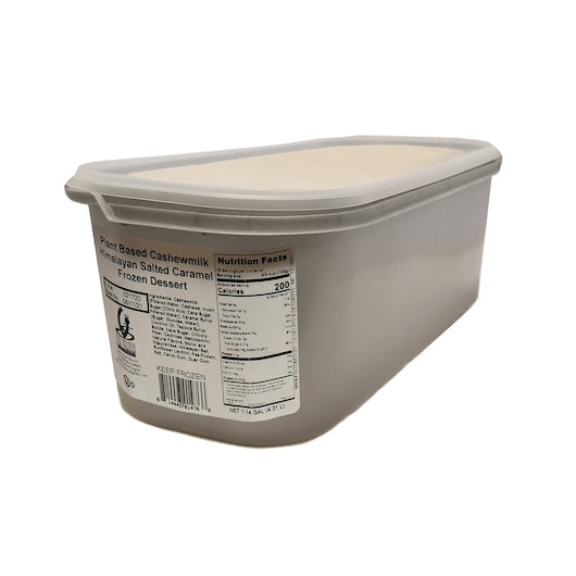 G.S. Gelato Plant-Based Cashewmilk Himalayan Salted Caramel Frozen Dessert, 1 x 5 LT Case - DOT product image 2