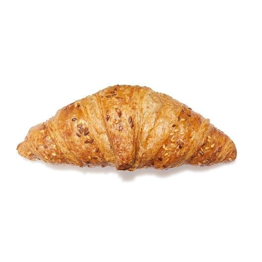 Gourmand Pastries Multigrain Butter Croissant, 60 x 2.82 oz Case - Breads, Rolls & Buns