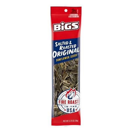 Bigs Original Roasted & Salted Sunflower Seeds, 6 x 12 x 2.75 oz Case - Nuts & Seeds