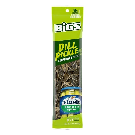 Bigs Dill Pickle Sunflower Seeds, 6 x 12 x 2.75 oz Case - Nuts & Seeds
