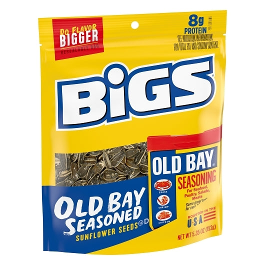 Bigs Old Bay Seasoned Shelled Sunflower Seeds, 12 x 5.35 oz Case - DOT product image 5