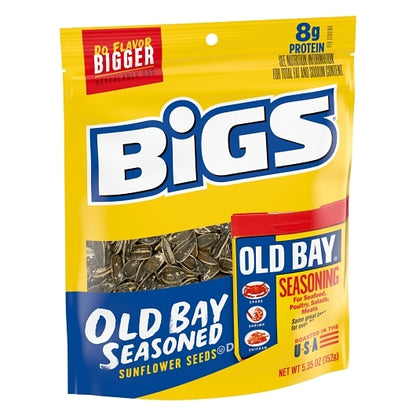 Bigs Old Bay Seasoned Shelled Sunflower Seeds, 12 x 5.35 oz Case - DOT product image 5