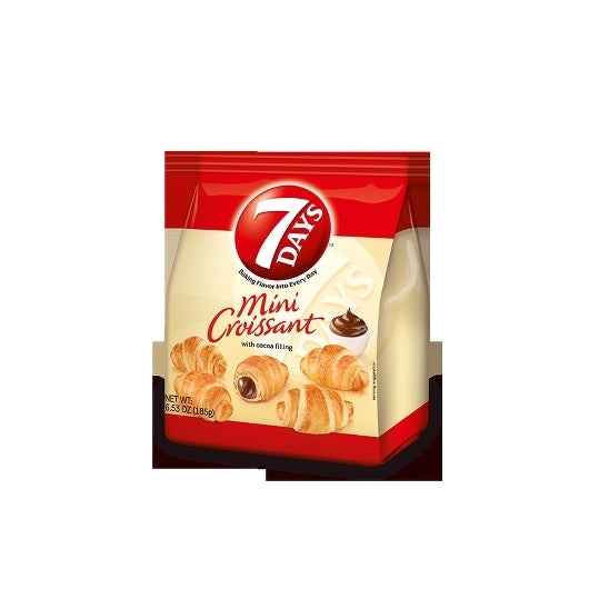 7 Days Mini Cocoa CROISSANT, 8 x 6.53 oz Case - DOT product image 2