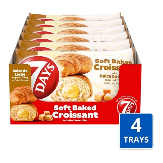 7Days Caramel Croissant, 4 x 6 x 2.65 oz Case - Breads, Rolls & Buns