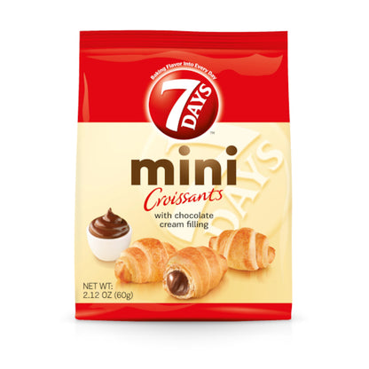 7 Days Mini Chocolate Croissant, 6 x 5 x 2.12 oz Case - DOT product image 4