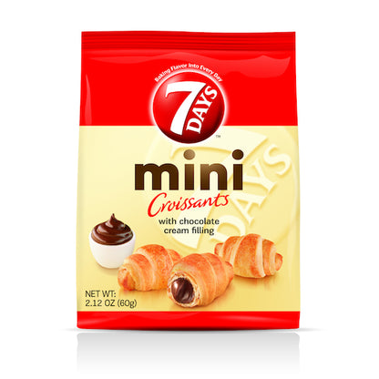 7 Days Mini Chocolate Croissant, 6 x 5 x 2.12 oz Case - DOT product image 5