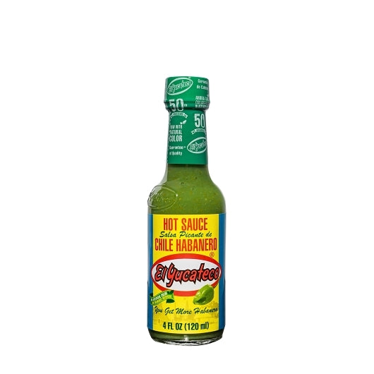 El Yucateco Green Chile Habanero Hot Sauce Bottle, 12 x 4 fl oz Case - DOT product image 7