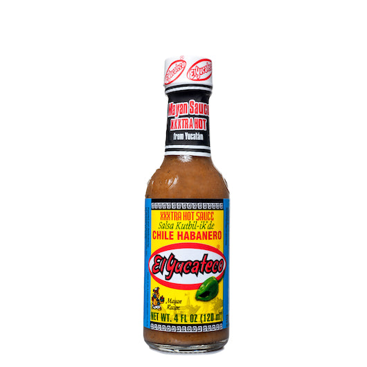 El Yucateco Extra Hot Haberno Sauce Bottle, 12 x 4 oz Case - DOT product image 2