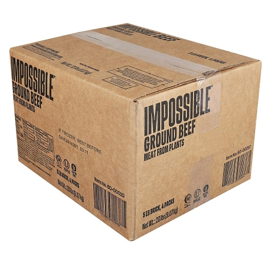 Impossible Burger Plant-Based Meat, 4 x 5 lb Case - DOT product image 6