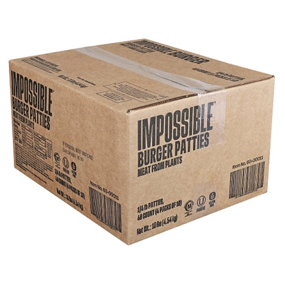 Impossible Burger Plant-Based Meat Patty, 4 x 10 x 0.25 lb Case - DOT product image 6