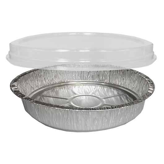 Handi-Foil 9 Inch Round Snap N Stack With Lid Combo, 1 x 150 each Case - GS1 raw or uncooked product image