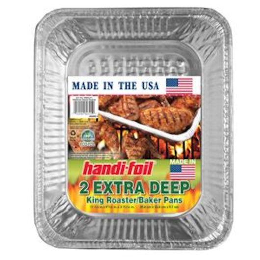 Handi-Max Steam Pan Extra Deep Half Size, 1 x 100 each Case - Disposables
