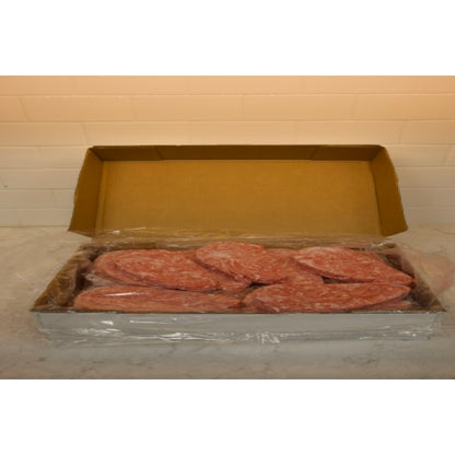 Gary's QuickSteak Moderately Marinated Beef Philly Steak Puck, 32 x 5 oz Case - Frozen Meat & Seafood