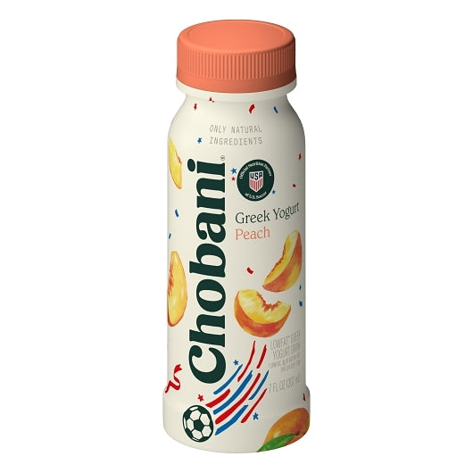 Chobani Peach Drinkable Greek Yogurt, 8 x 7 fl oz Case - DOT product image 3