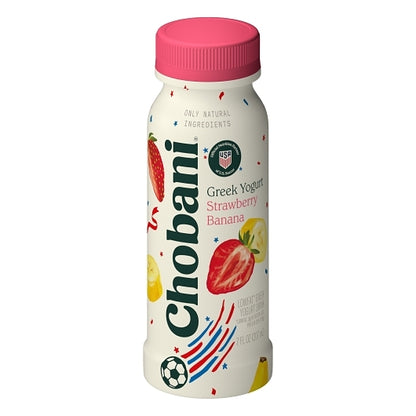 Chobani Strawberry Banana Drinkable Greek Yogurt, 8 x 7 fl oz Case - DOT product image 8