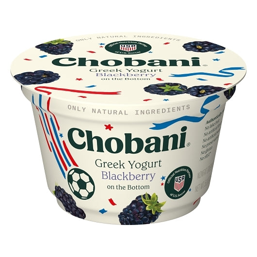 Chobani Non Fat Blackberry Greek Yogurt, 12 x 5.3 oz Case - DOT product image 5