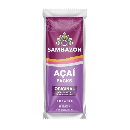 Sambazon Organic Original Blend Smoothie Superfruit Pack, 4 x 100 GR Case - DOT product image 5