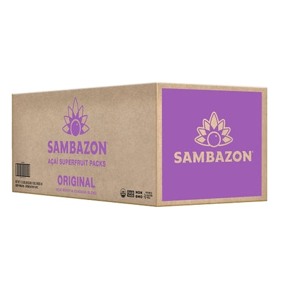 Sambazon Organic Acai Superfruit Packs - Original, 80 x 100 GR Case - DOT product image 2