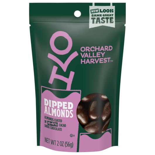 Orchard Valley Harvest Almonds Dark Chocolate, 14 x 2 oz Case - Candy & Confections
