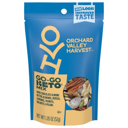 Orchard Valley Harvest Go-Go Keto Mix, 14 x 1.85 oz Case - Pantry Ingredients
