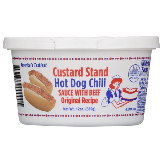 Custard Stand All Beef Hot Dog Chili, 6 x 12 oz Case - Frozen Meat & Seafood - image 2