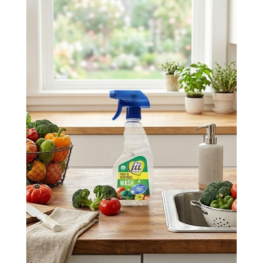Fit Organic Fruit Vegetable & Produce Wash, 12 x 16 fl oz Case - Fruit & Sides