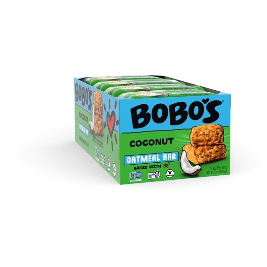 Bobo's Gluten Free Vegan Coconut Bar, 4 x 12 x 3 oz Case - DOT product image 2