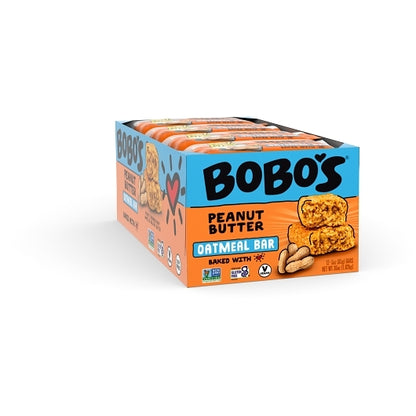 Bobos Peanut Butter Gluten Free Vegan Peanut Butter Bar, 4 x 12 x 3 oz Case - DOT product image 2