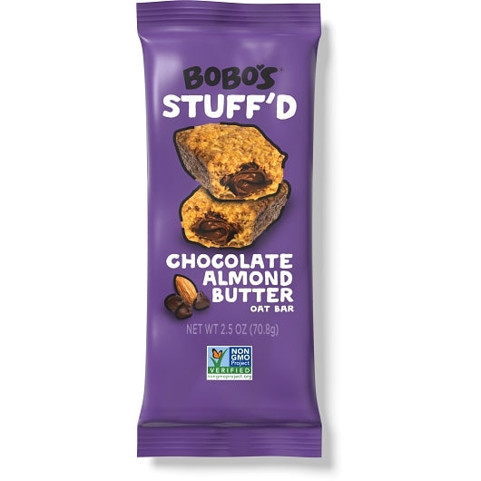 Bobo's Gluten Free Vegan Chocolate Almond Butter Filled Bar, 4 x 12 x 2.5 oz Case - Candy & Confections - image 2