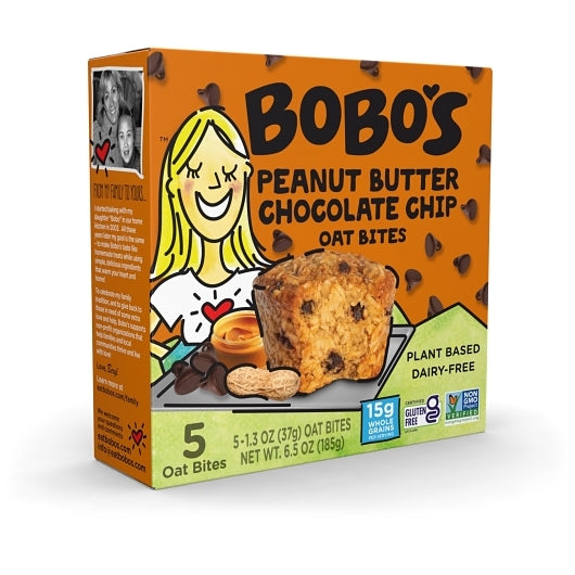Bobo's Peanut Butter Chocolate Chip, 6 x 6.5 oz Case - DOT product image 2