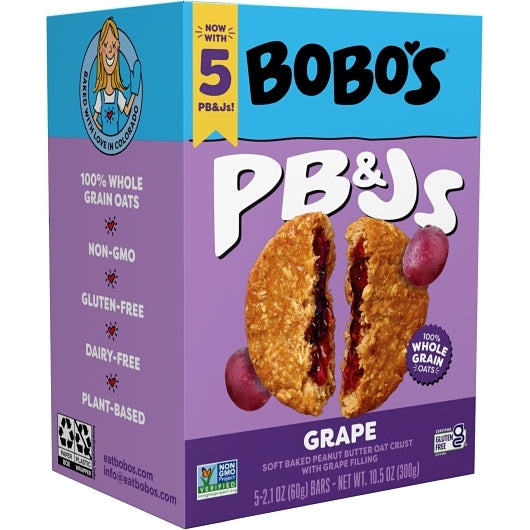 Bobo's Grape Peanut Butter & Jelly, 6 x 10.5 oz Case - Condiments & Sauces - image 2