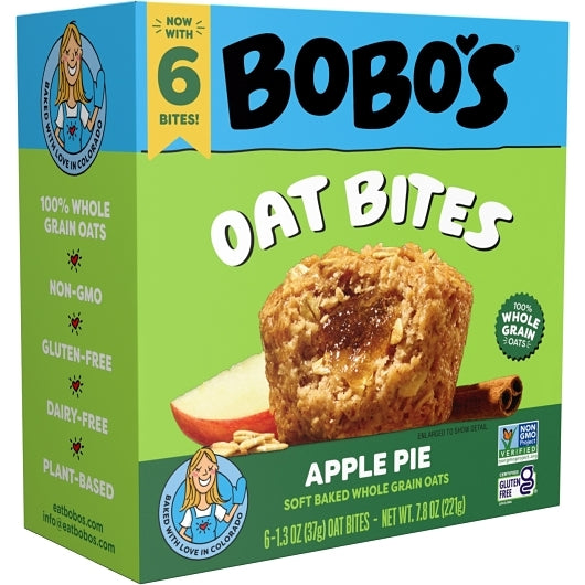 Bobo's Apple Pie Oat Bites, 6 x 7.8 oz Case - Bakery & Desserts - image 2