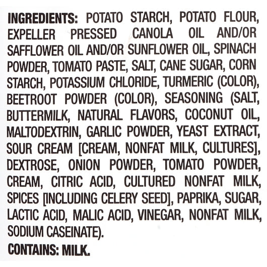 Sensible Portions GARDEN VEGETABLE STRAWS ZESTY RANCH, 12 x 4.25 oz Case - DOT product image 5