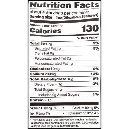 Sensible Portions GARDEN VEGETABLE STRAWS ZESTY RANCH, 12 x 4.25 oz Case - DOT product image 7