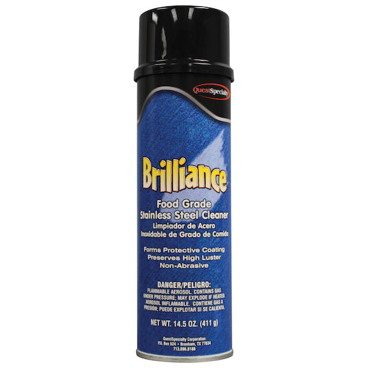Brilliance Oil Based Non Abrasive Stainless Steel Cleaner & Polish, 6 x 14.5 oz Case - Pantry Ingredients