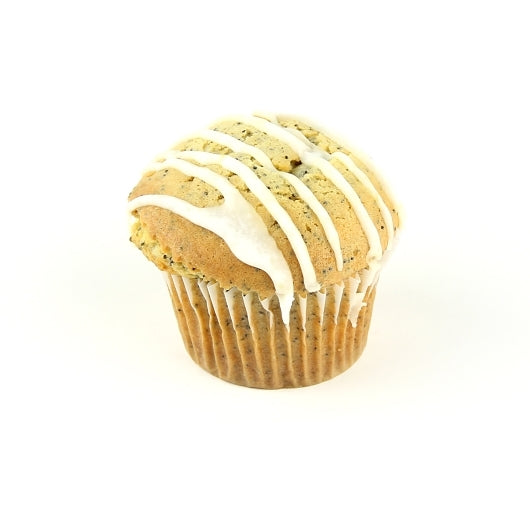 Sweet Sam's Iced Lemon Poppy Muffin, 1 x 12 each Case - Bakery & Desserts