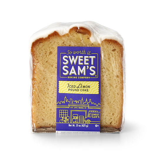 Sweet Sam's Iced Lemon Pound Cake, 4 x 1 each Case - Bakery & Desserts