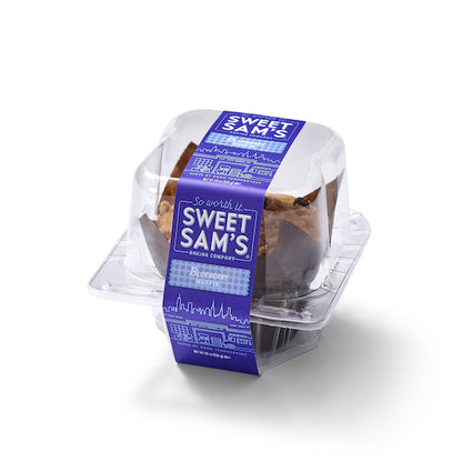 Sweet Sam's Individually Wrapped Blueberry Muffin, 12 x 1 each Case - Bakery & Desserts